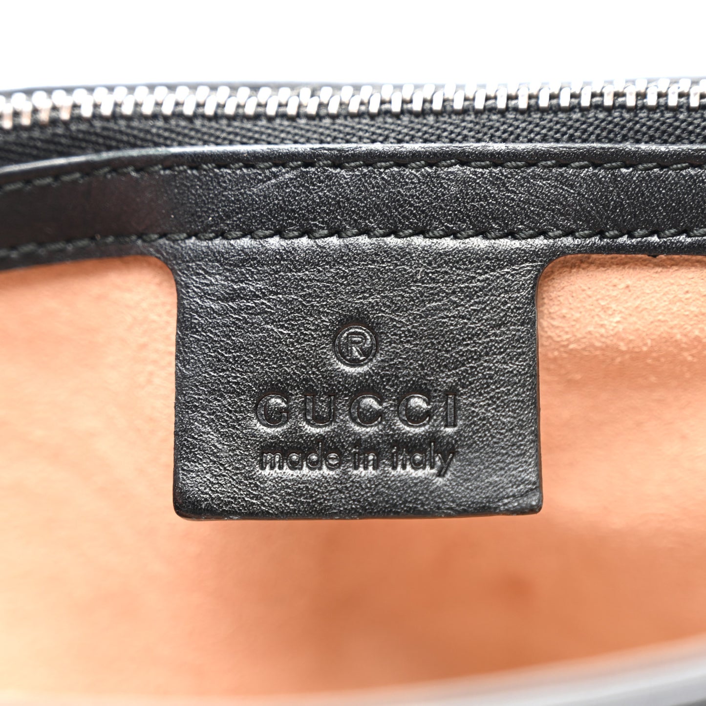 Calfskin Matelasse Medium GG Marmont Shoulder Bag Black