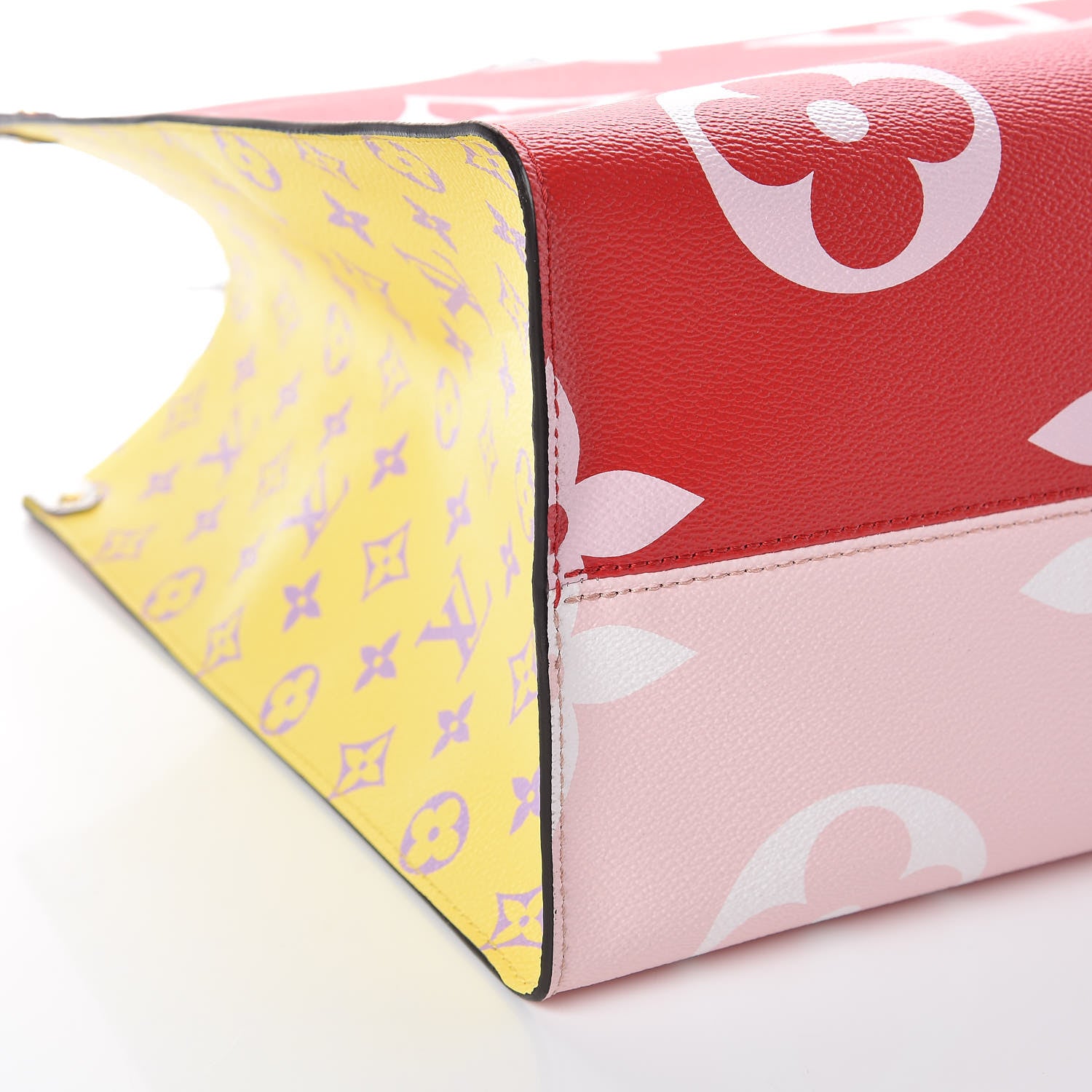 Louis Vuitton Monogram Giant Onthego GM Rouge Rose 9 of 11