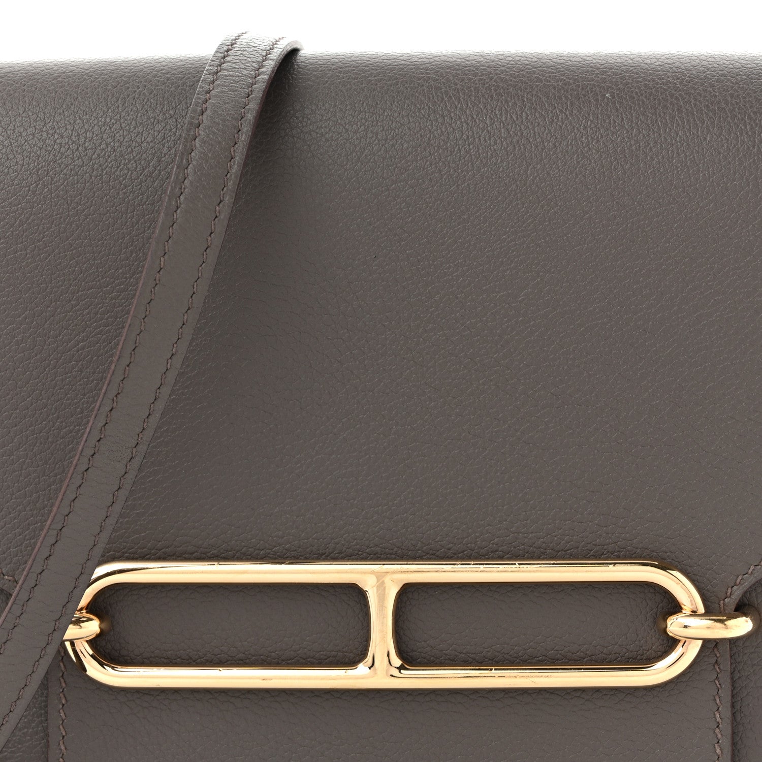 Hermes Evercolor Mini Sac Roulis Gris Etain 7 of 10