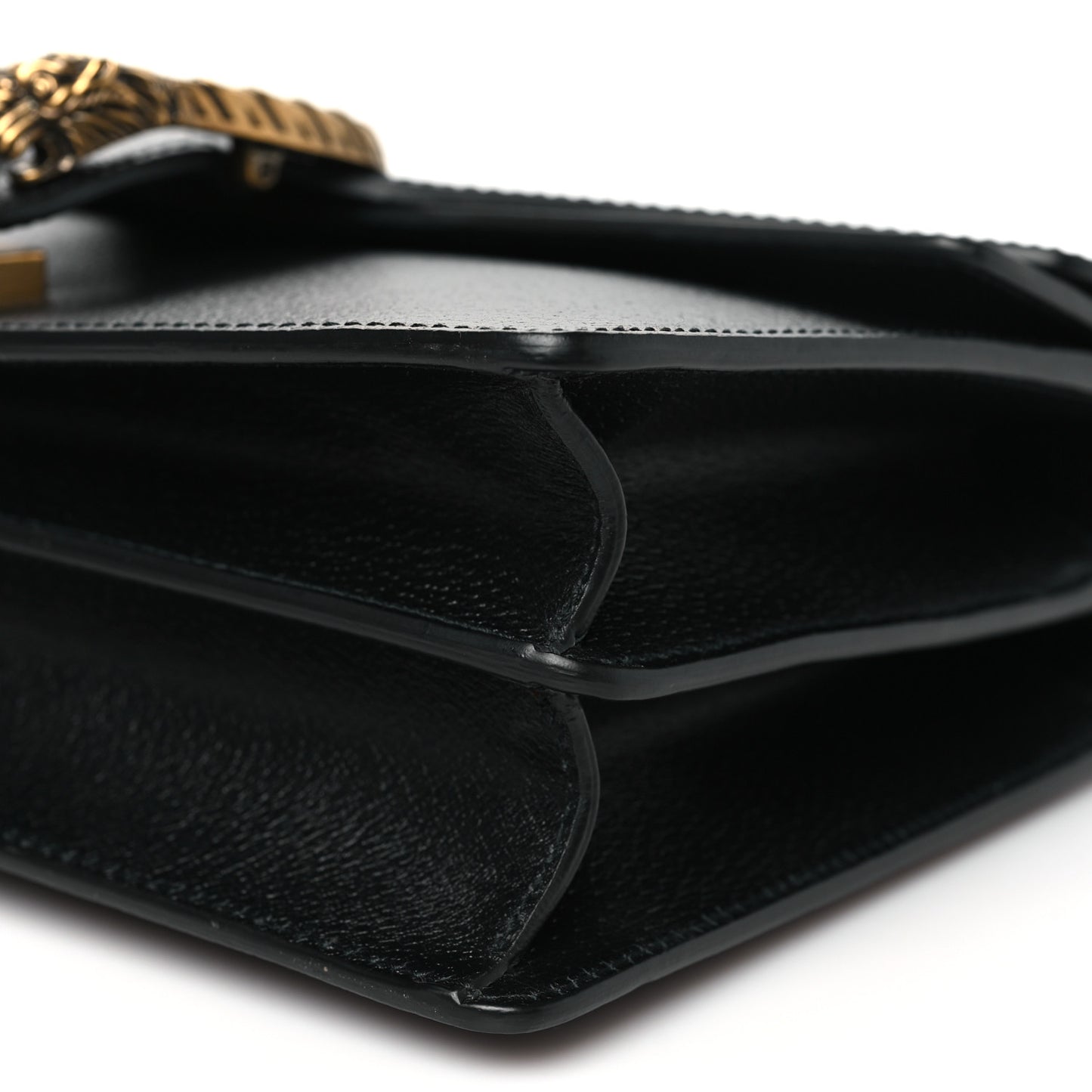 Calfskin Web Small Dionysus Shoulder Bag Black