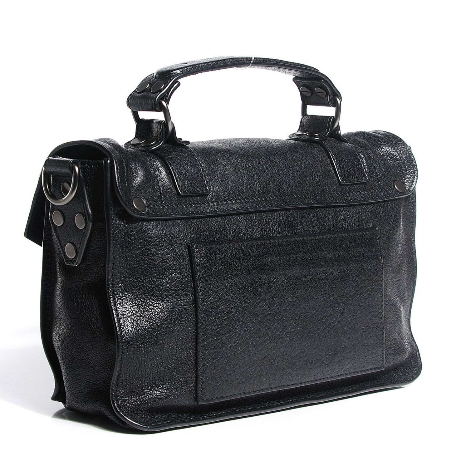 Lambskin Tiny PS1 Satchel Black
