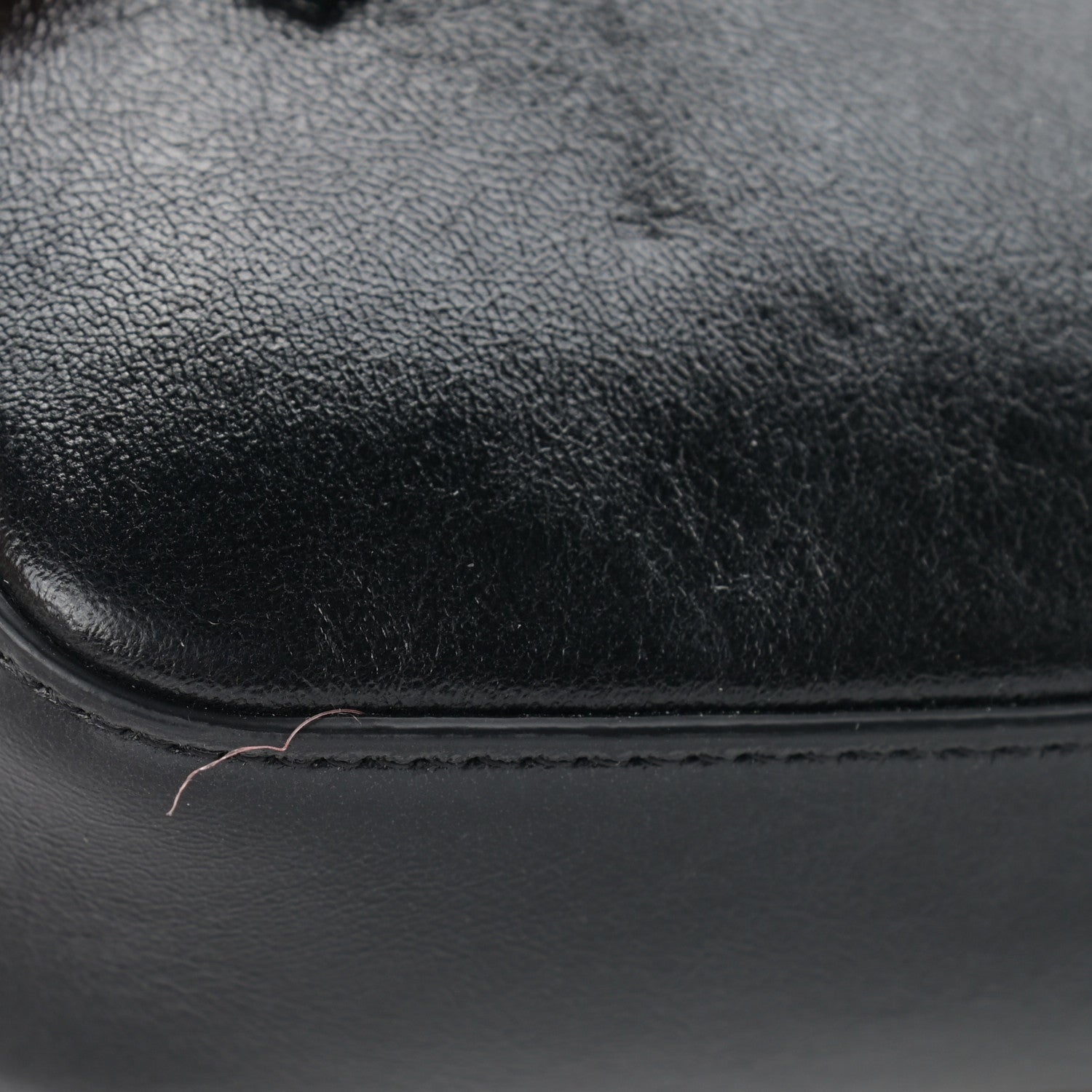 Fendi Agnello Old Shine Hip Belt Baguette Bag Black 10 of 11