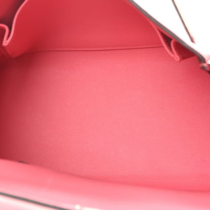 Hermes Swift Kelly Retourne 25 Rose Azalee 5 of 10