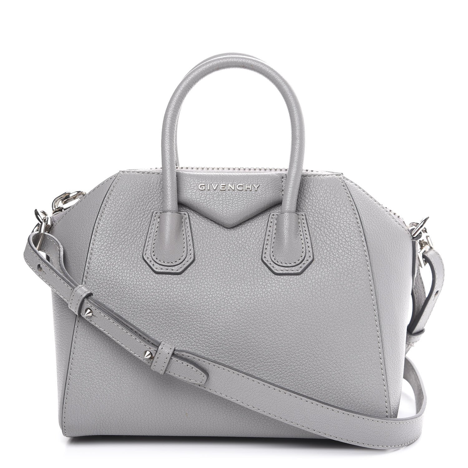 Givenchy Sugar Goatskin Small Antigona Pearl Grey 1 of 9