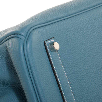 Hermes Togo Birkin 35 Blue Jean 6 of 26