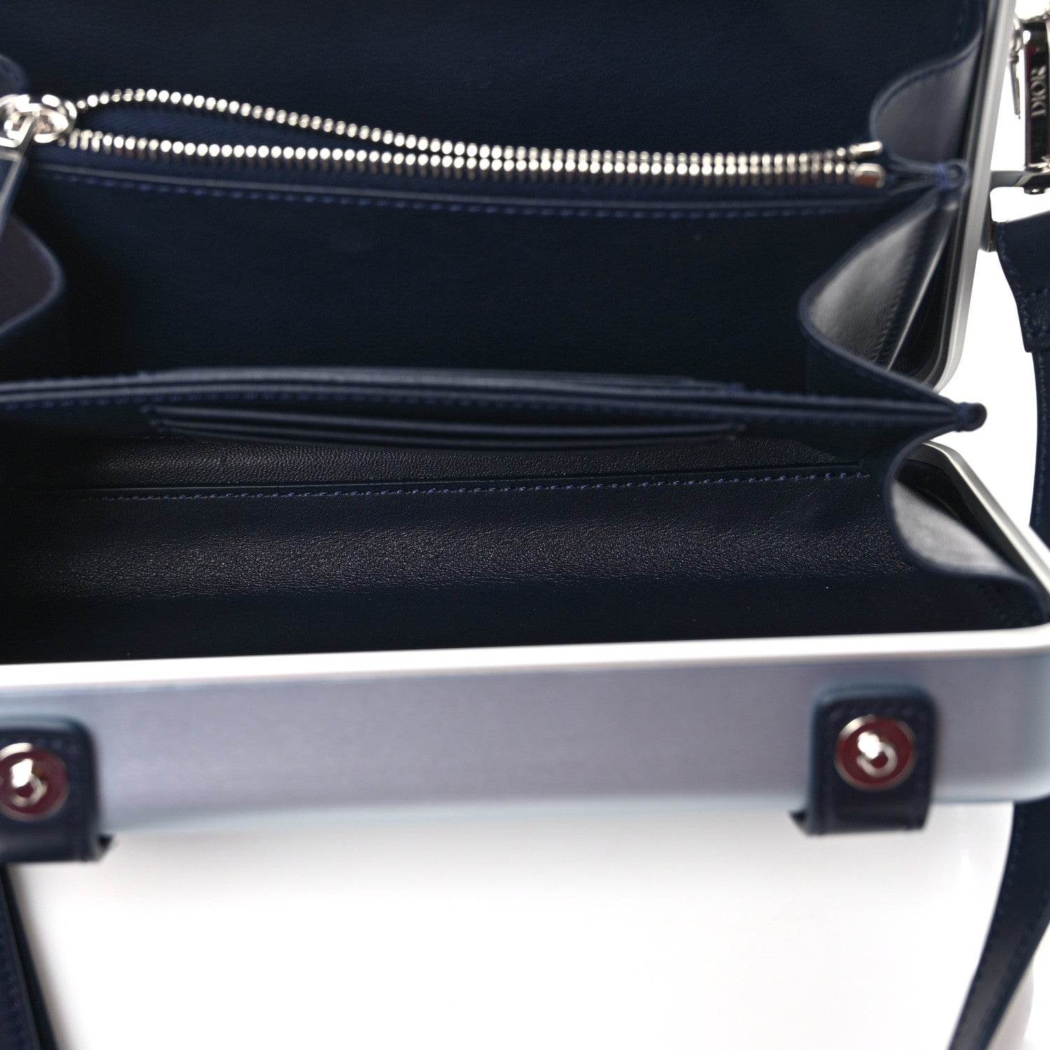 Christian Dior X RIMOWA Aluminum Personal Clutch On Strap Bleu 5 of 11