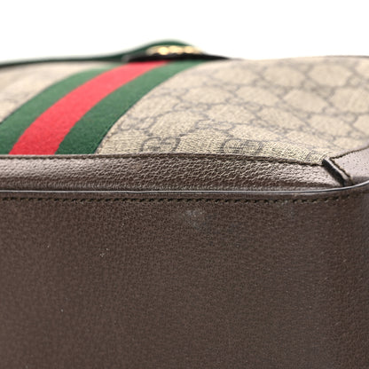 Gucci GG Supreme Monogram Web Small Ophidia Top Handle Shoulder Bag Brown 10 of 10