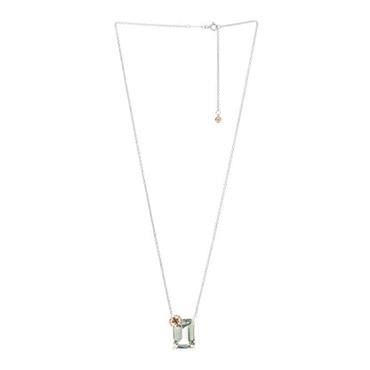 Tiffany Sterling Silver 18K Rose Gold Prasiolite Return to Tiffany Love Bugs Ladybug Necklace 3 of 4