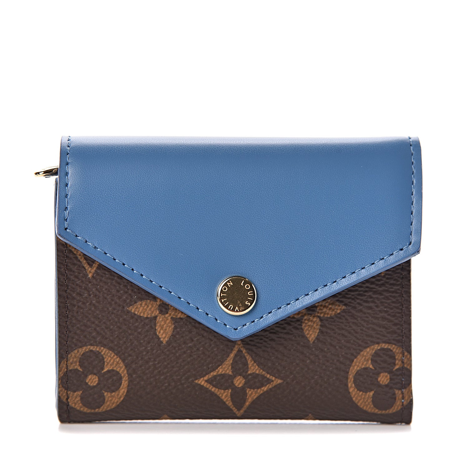 Monogram Zoe Wallet Blue Jean