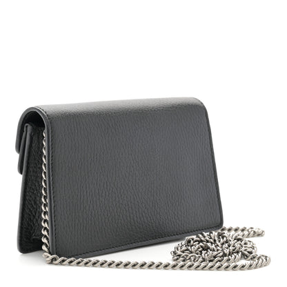 Gucci Calfskin Super Mini Dionysus Shoulder Bag Black 3 of 10