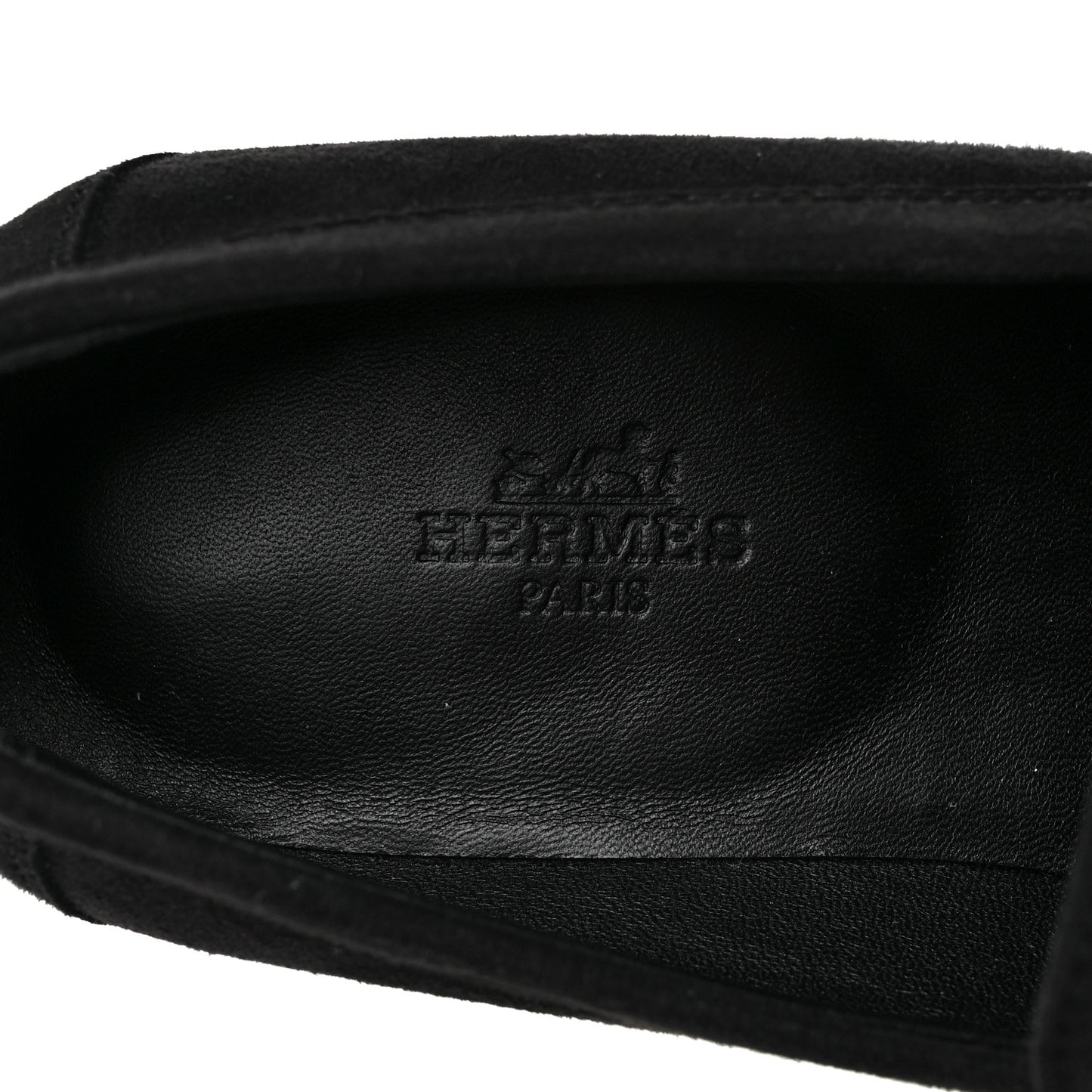 Suede Goatskin Womens Destin Loafer 37 Black