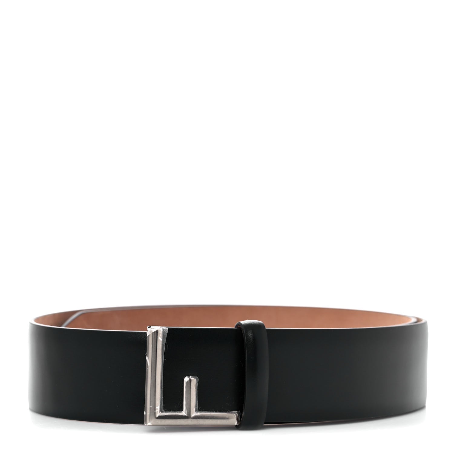 Fendi Vitello Box F Corner Belt 90 36 Black 1 of 6