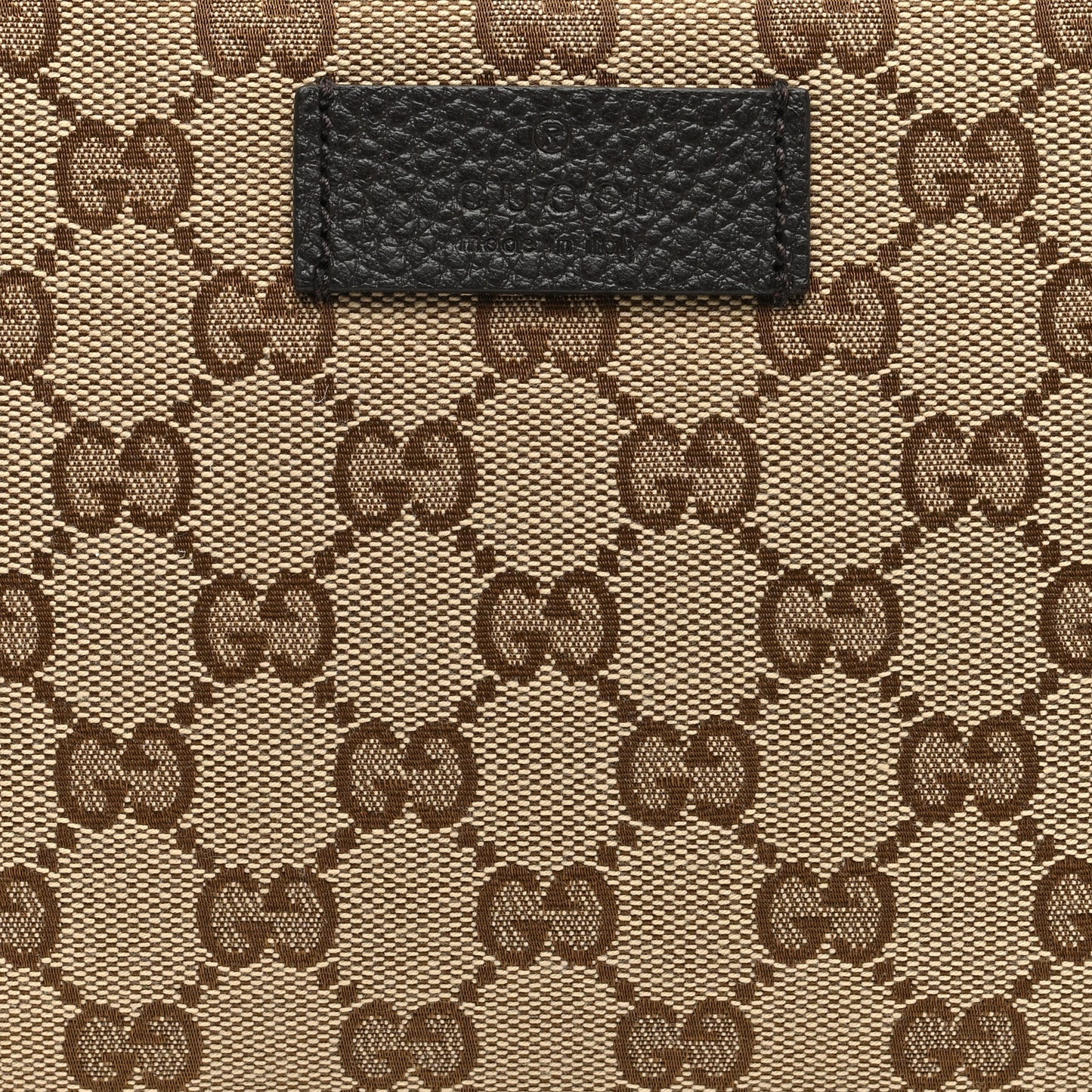 Monogram Dollar Calfskin Belt Bag Beige Ebony Testa di Moro Marrone Scuro