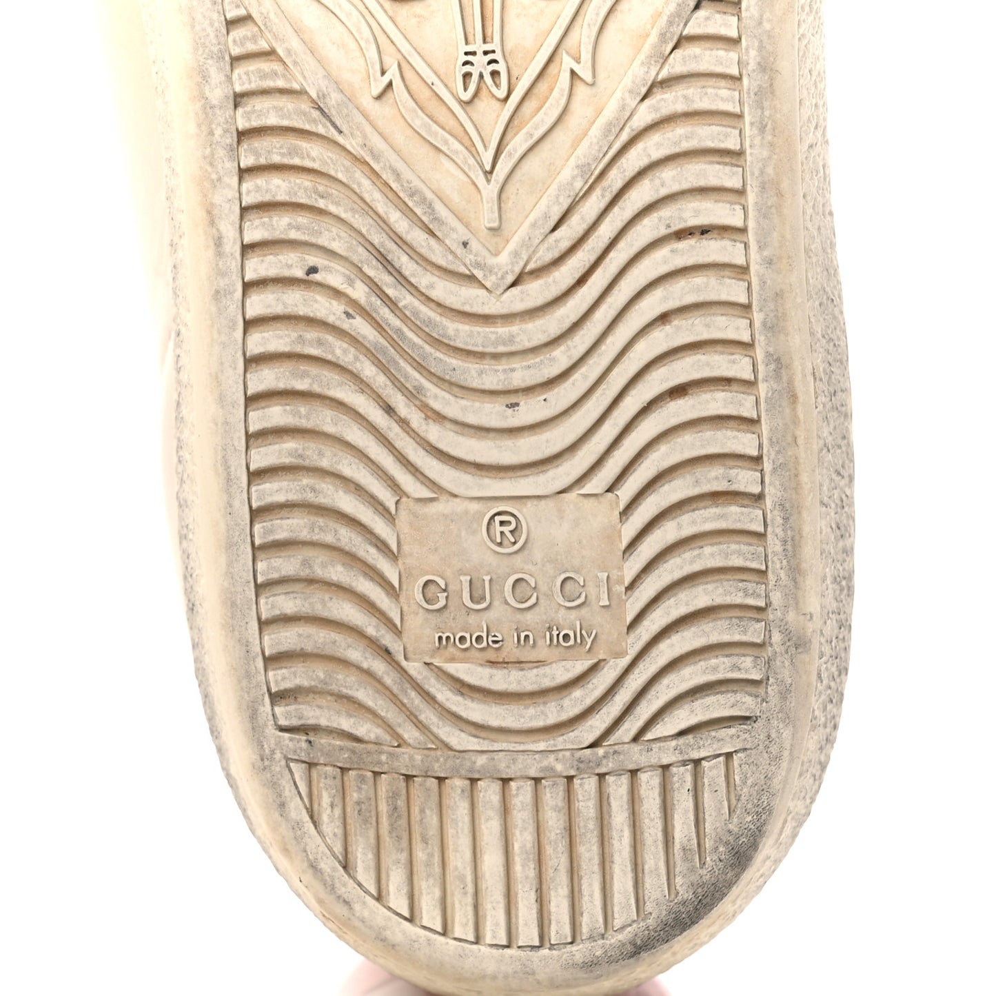 X DISNEY Miro Soft Calfskin Mickey Mouse Print Womens Ace Sneakers 35.5 Ivory Deep Orange