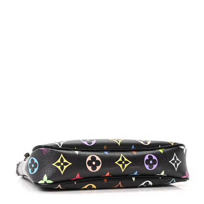 Louis Vuitton LV X TM Monogram Multicolor Pochette Accessories Black 4 of 9