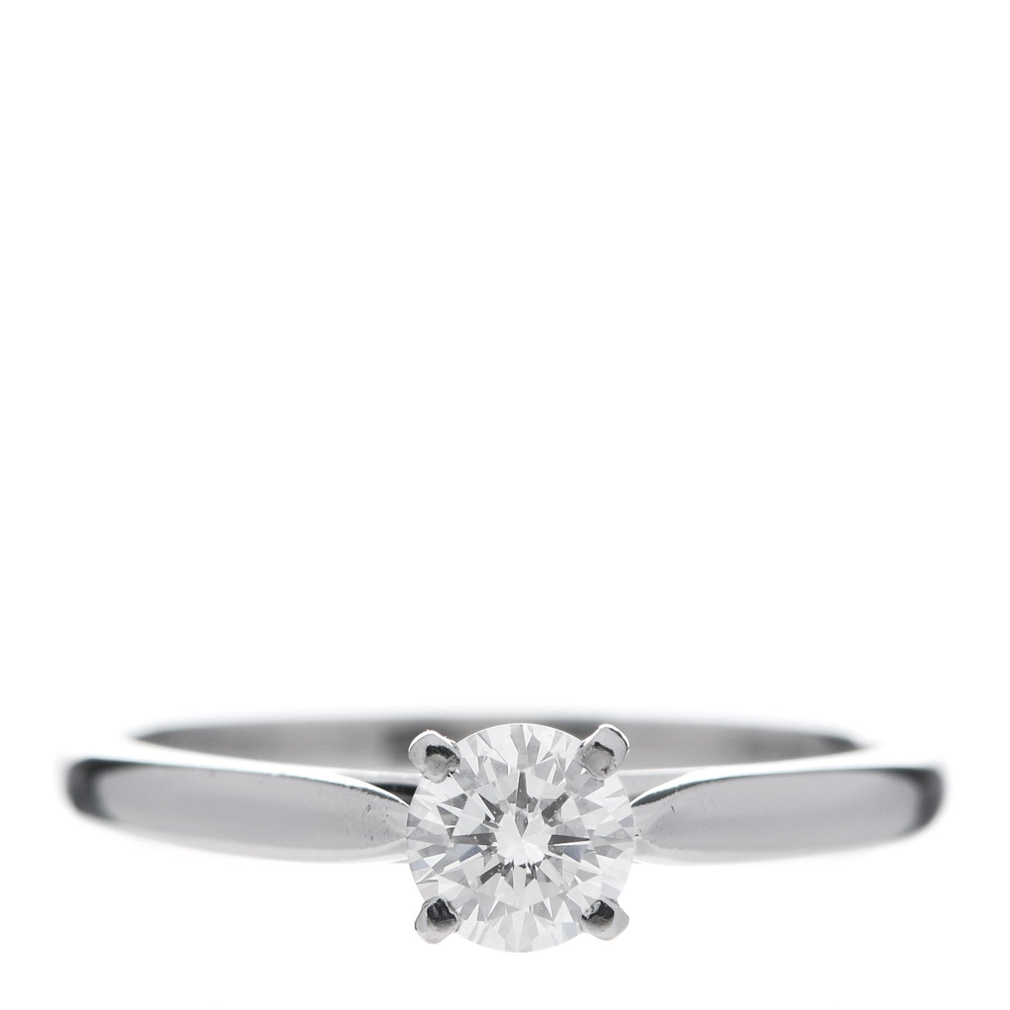 Platinum Diamond .28ct Solitaire Engagement Ring 46 3.75