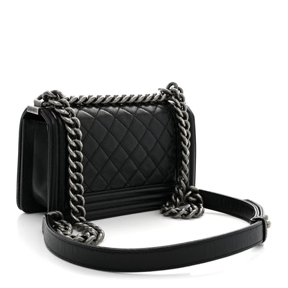 Chanel Caviar Quilted Small Boy Flap Black 3 of 13