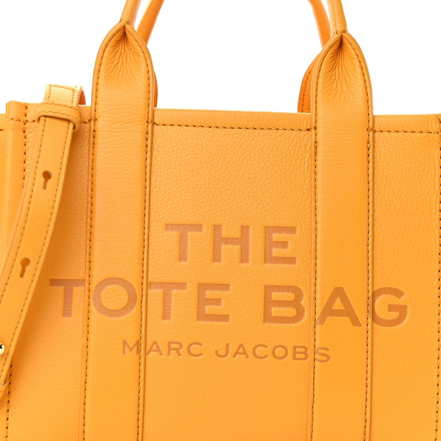 Grained Calfskin Small The Tote Bag Artisan Gold