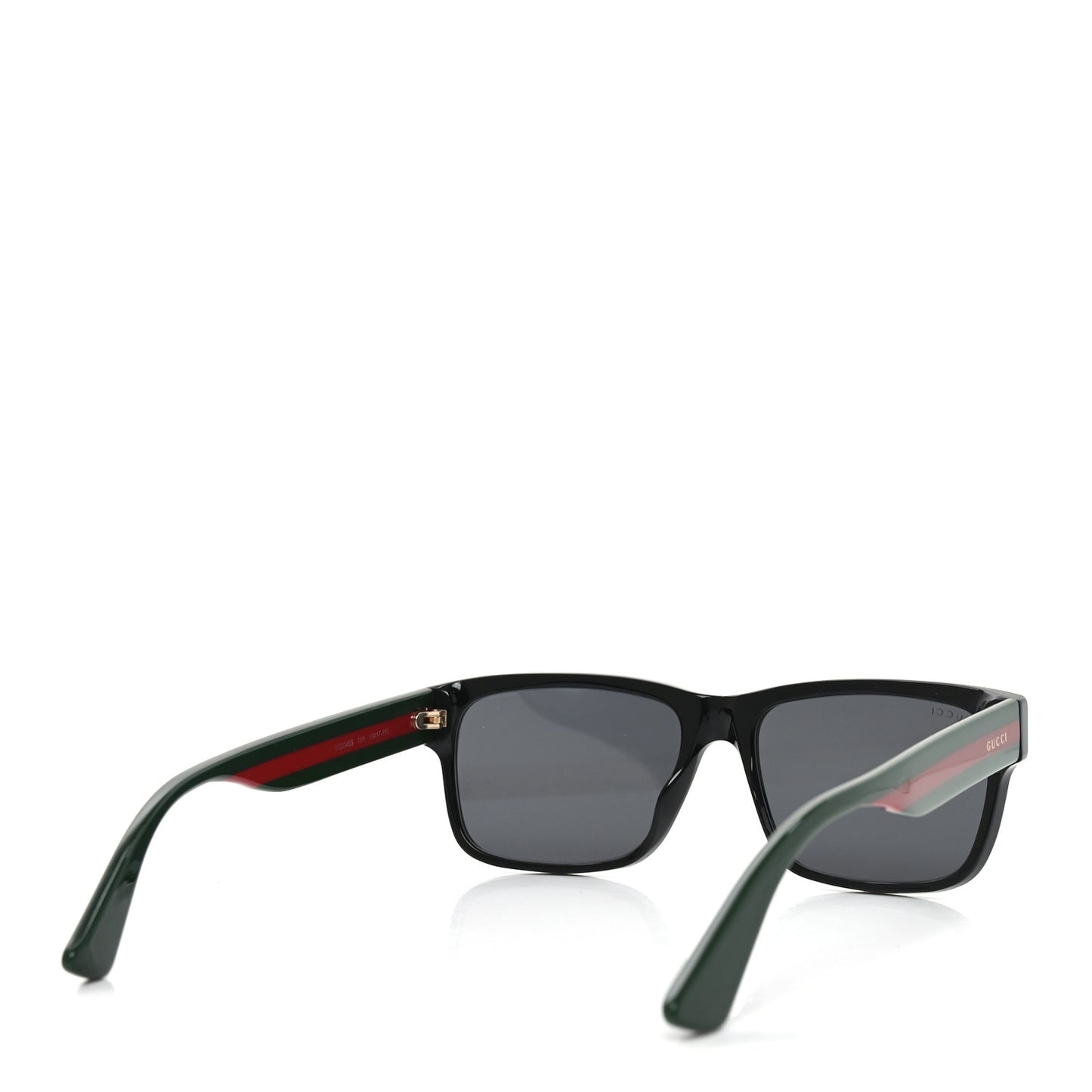 Acetate Square Frame Web Sunglasses GG0340S Black