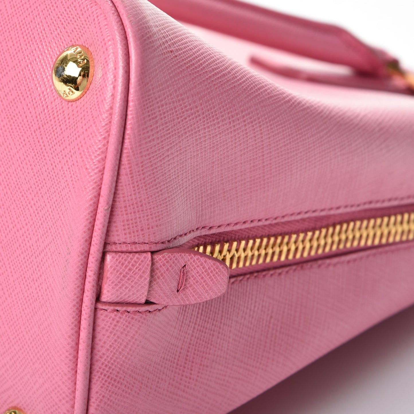 Saffiano Lux Large Promenade Tote Begonia