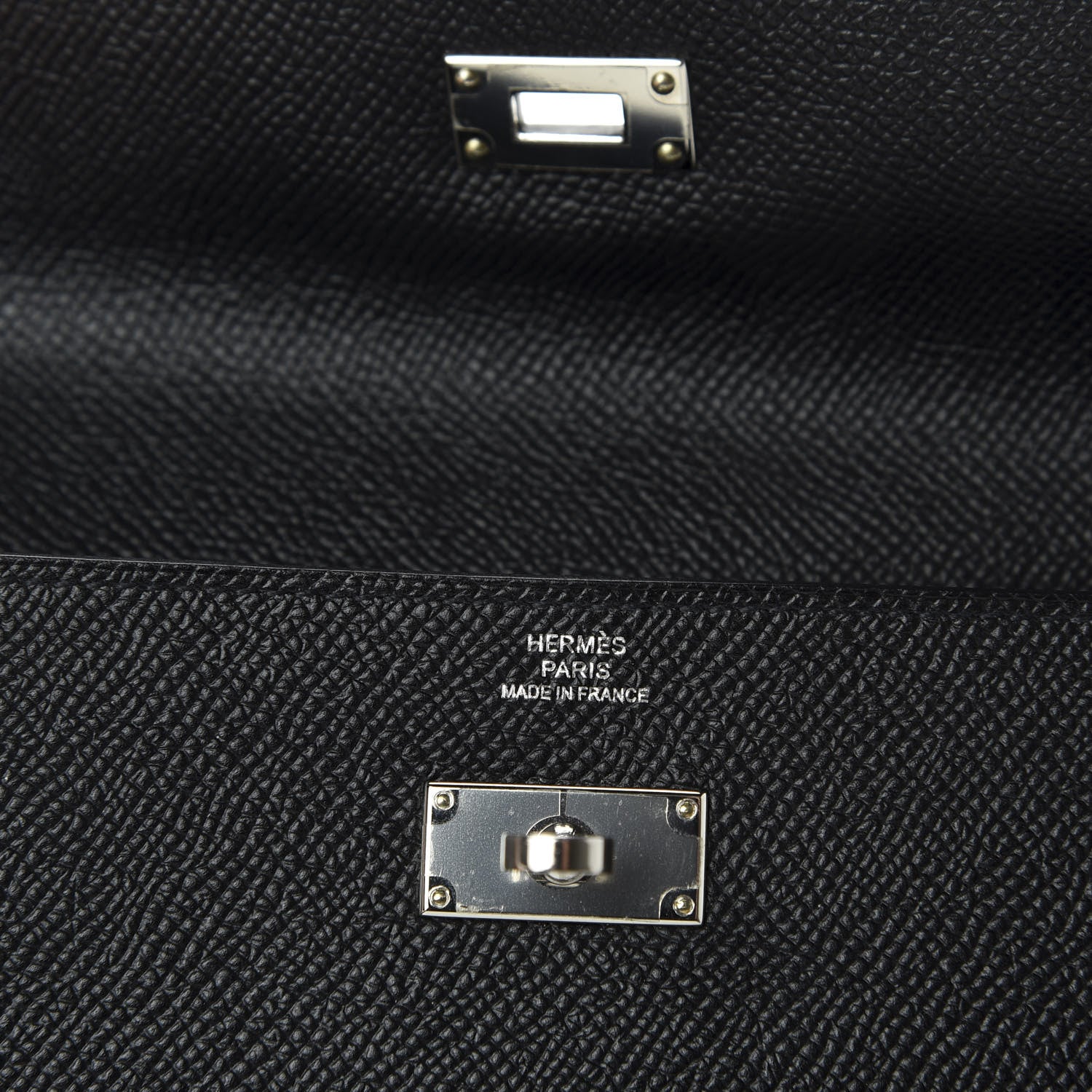 Hermes Epsom Kelly Longue Wallet Black 6 of 8