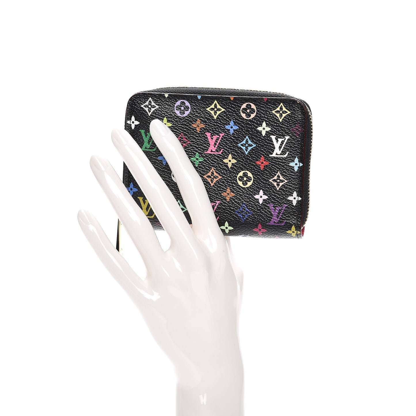 Monogram Multicolor Zippy Coin Purse Black Grenade