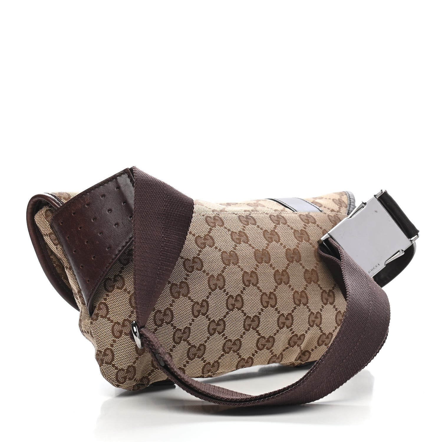 Gucci Monogram Waist Belt Bag Dark Brown 3 of 10
