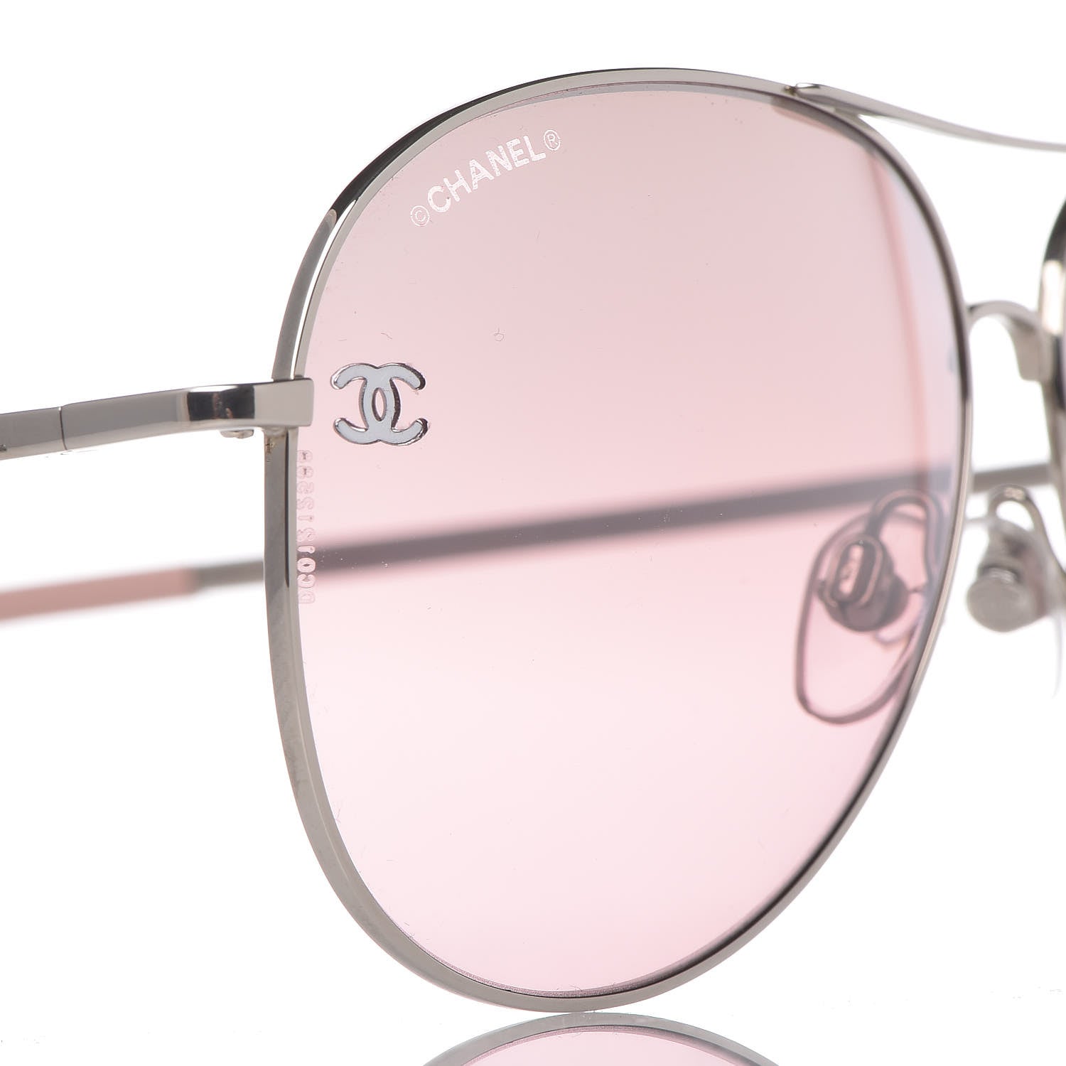 Chanel CC Pilot Sunglasses 4189-T-Q Light Pink 7 of 11