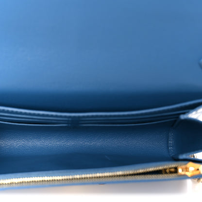 Louis Vuitton Crocodile Twist Chain Wallet Bleuet 5 of 10