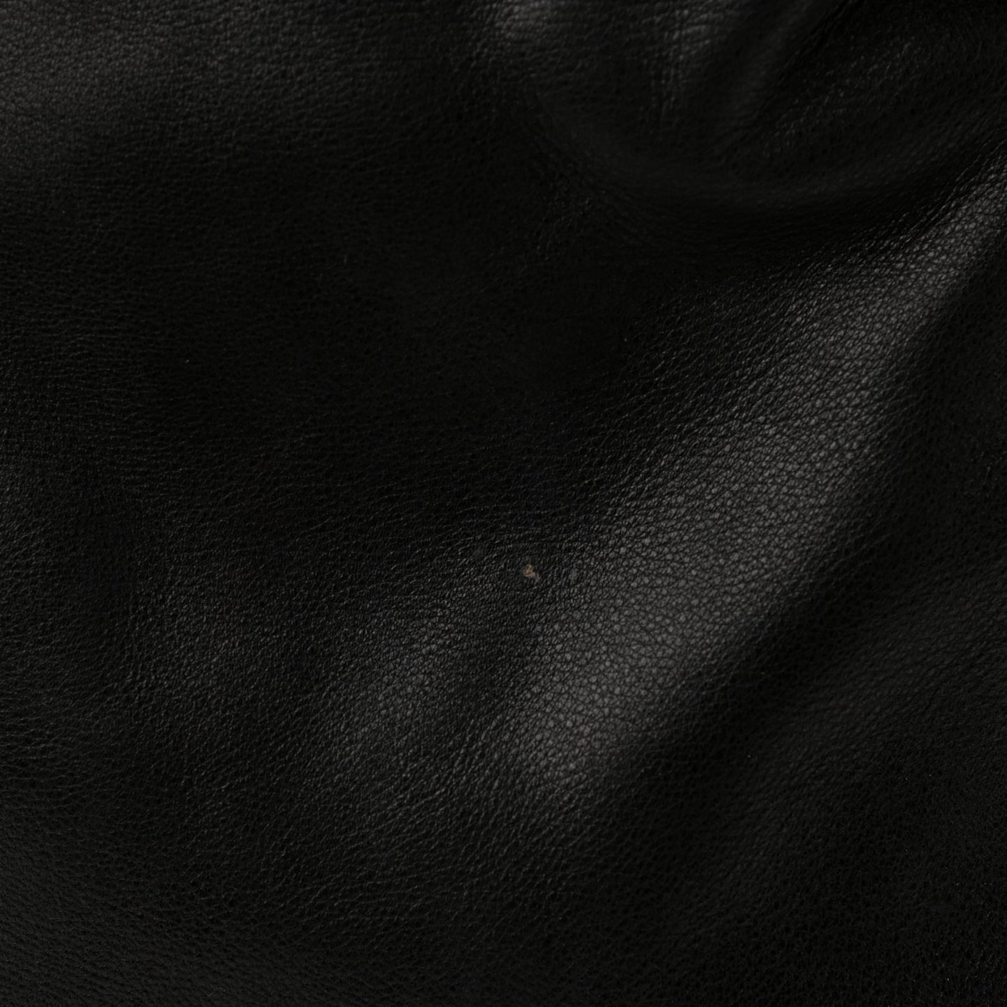 Calfskin Large Horsebit Chain Hobo Black