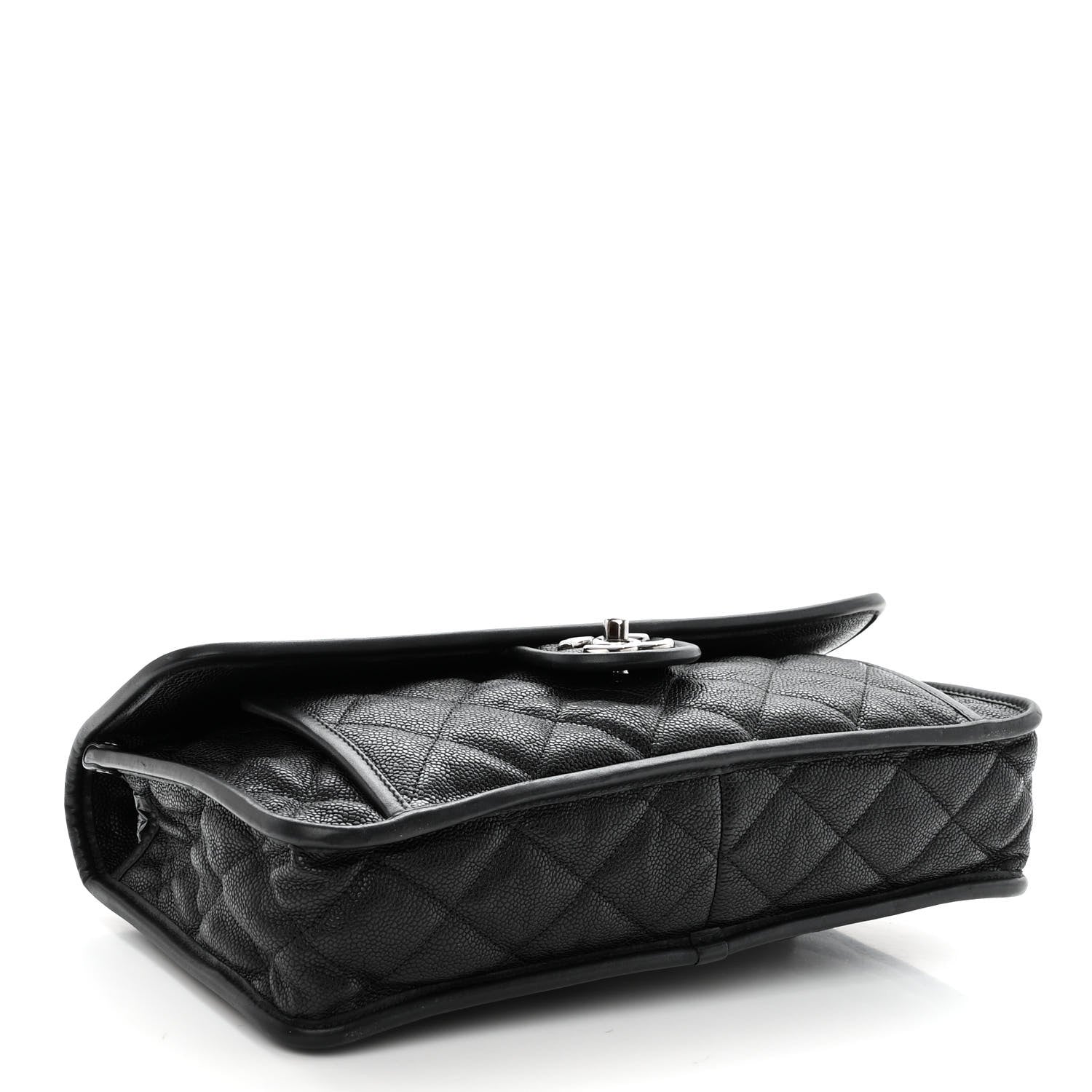 Chanel Caviar Quilted Large French Riviera Flap Black 4 of 13
