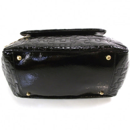 Chanel Patent Puzzle Accordion Flap Bag Black 4 of 11