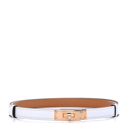 Hermes Epsom Kelly Belt White 1 of 4
