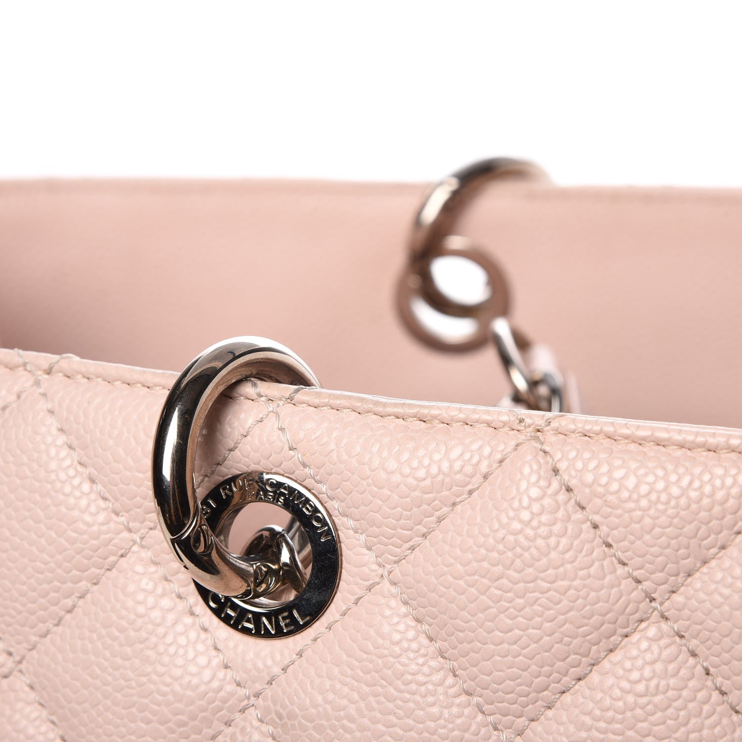 Chanel Caviar XL Grand Shopping Tote GST Light Pink 13 of 13