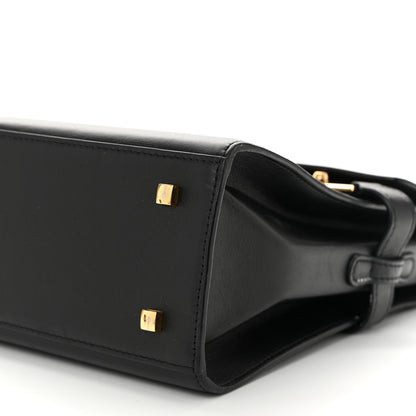 Delvaux Calfskin MM Tempete Satchel Black 11 of 13
