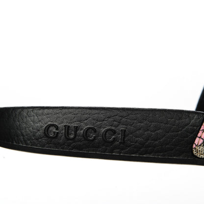Gucci GG Supreme Monogram Bengal Slide Sandals 37 Beige Pink 6 of 8