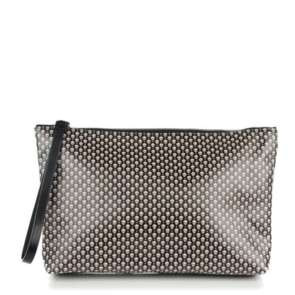 Alexander McQueen Coated Canvas Mini Skull Zipped Pouch Black 1 of 7