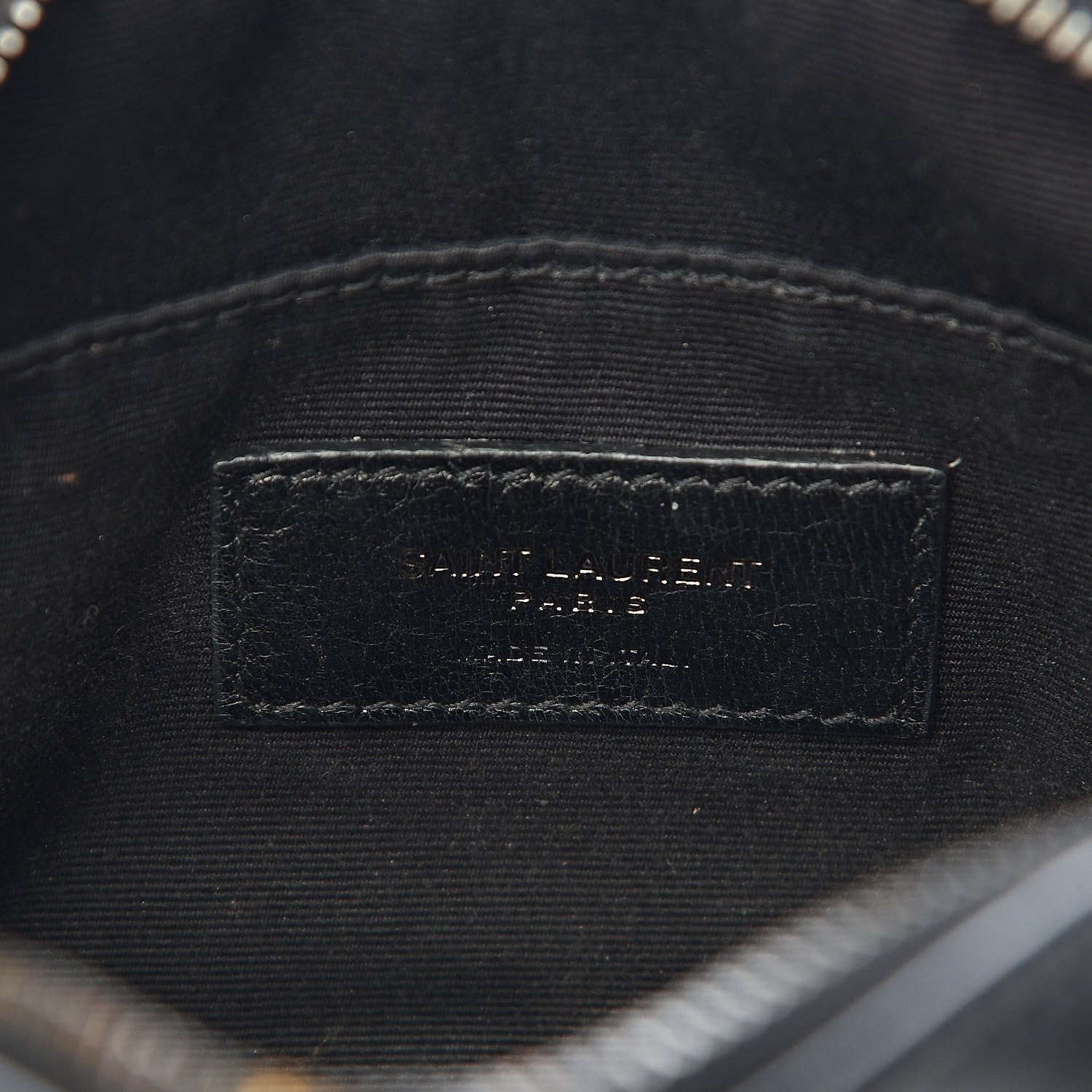 Saint Laurent Calfskin Matelasse Monogram Lou Belt Bag Black 6 of 10
