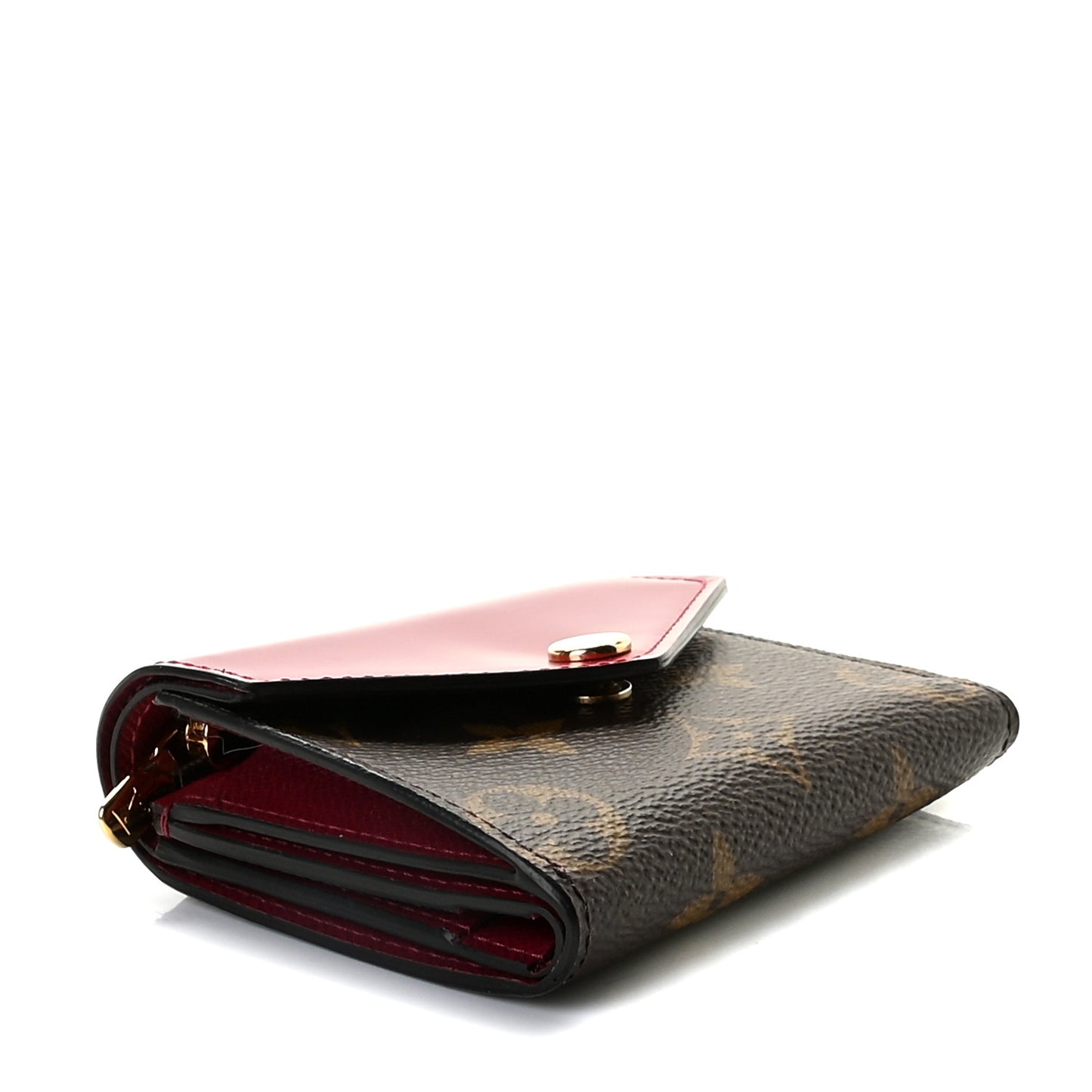 Monogram Zoe Wallet Fuchsia