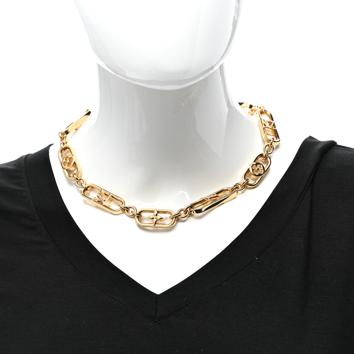 Metal My LV Chain Necklace Gold