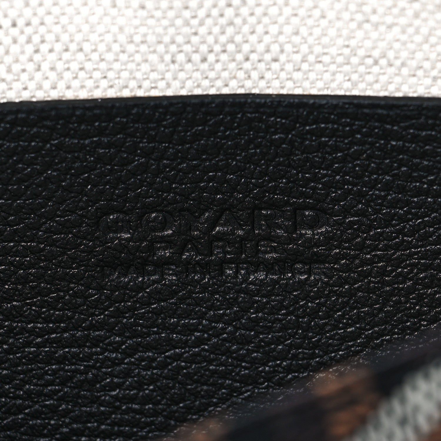 Goyard Goyardine Plumet Wallet Clutch Black 6 of 6
