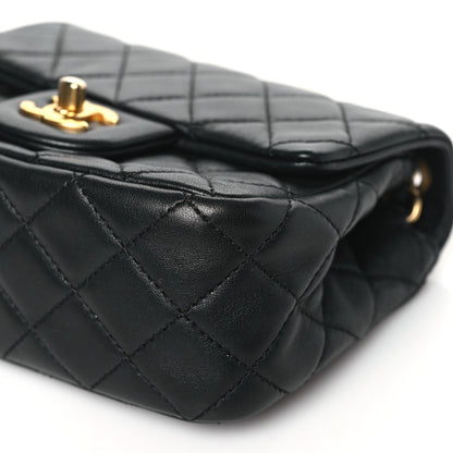 Chanel Lambskin Quilted Mini Pearl Crush Flap Black 10 of 11