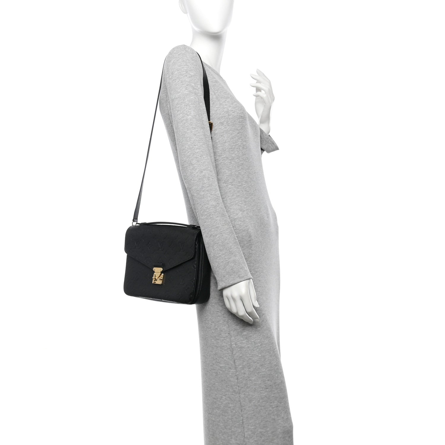 Louis Vuitton Empreinte Pochette Metis Black 2 of 13