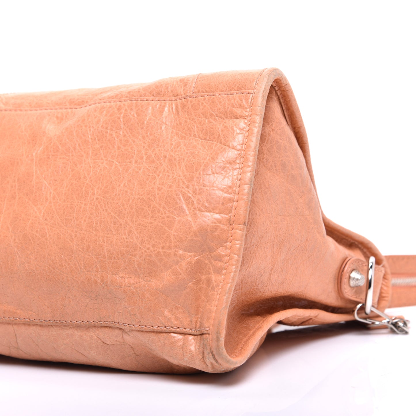 Agneau Giant 12 Silver Hardware Part Time Rose Blush