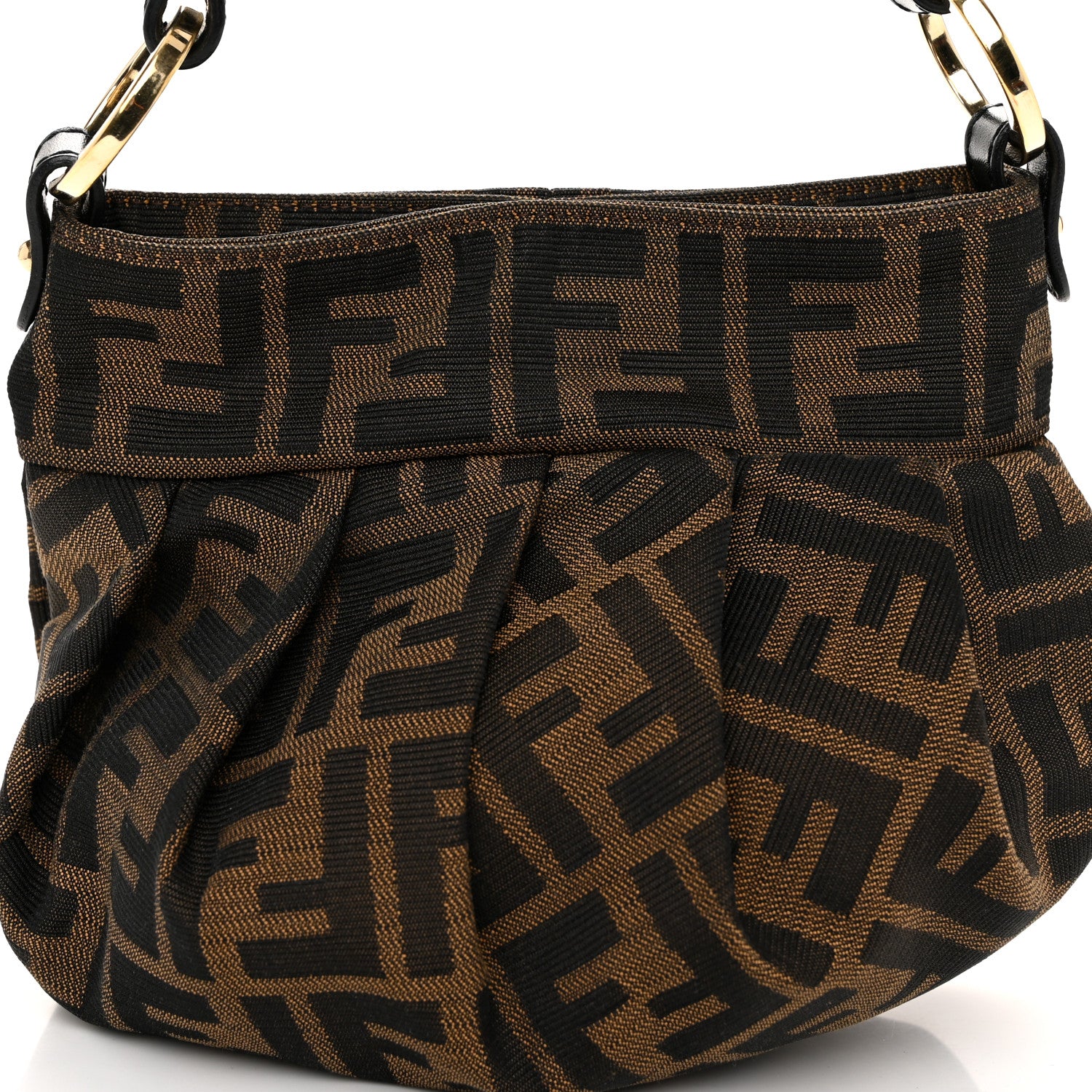 Fendi Zucca Mini Chef Hobo Tobacco 7 of 9