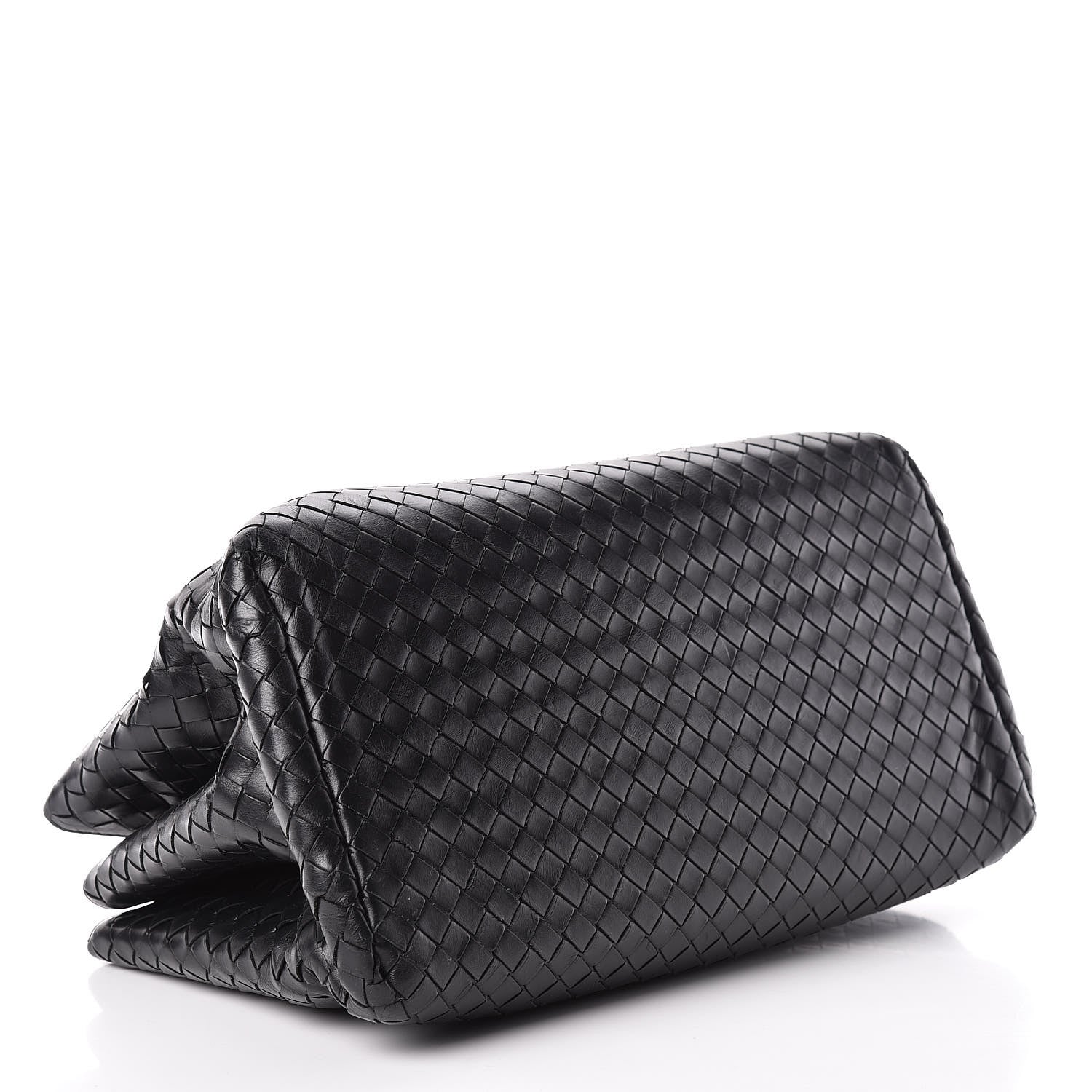 Bottega Veneta Light Calf Intrecciato Small Roma Black 4 of 12
