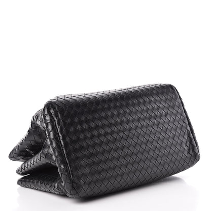 Bottega Veneta Light Calf Intrecciato Small Roma Black 4 of 12