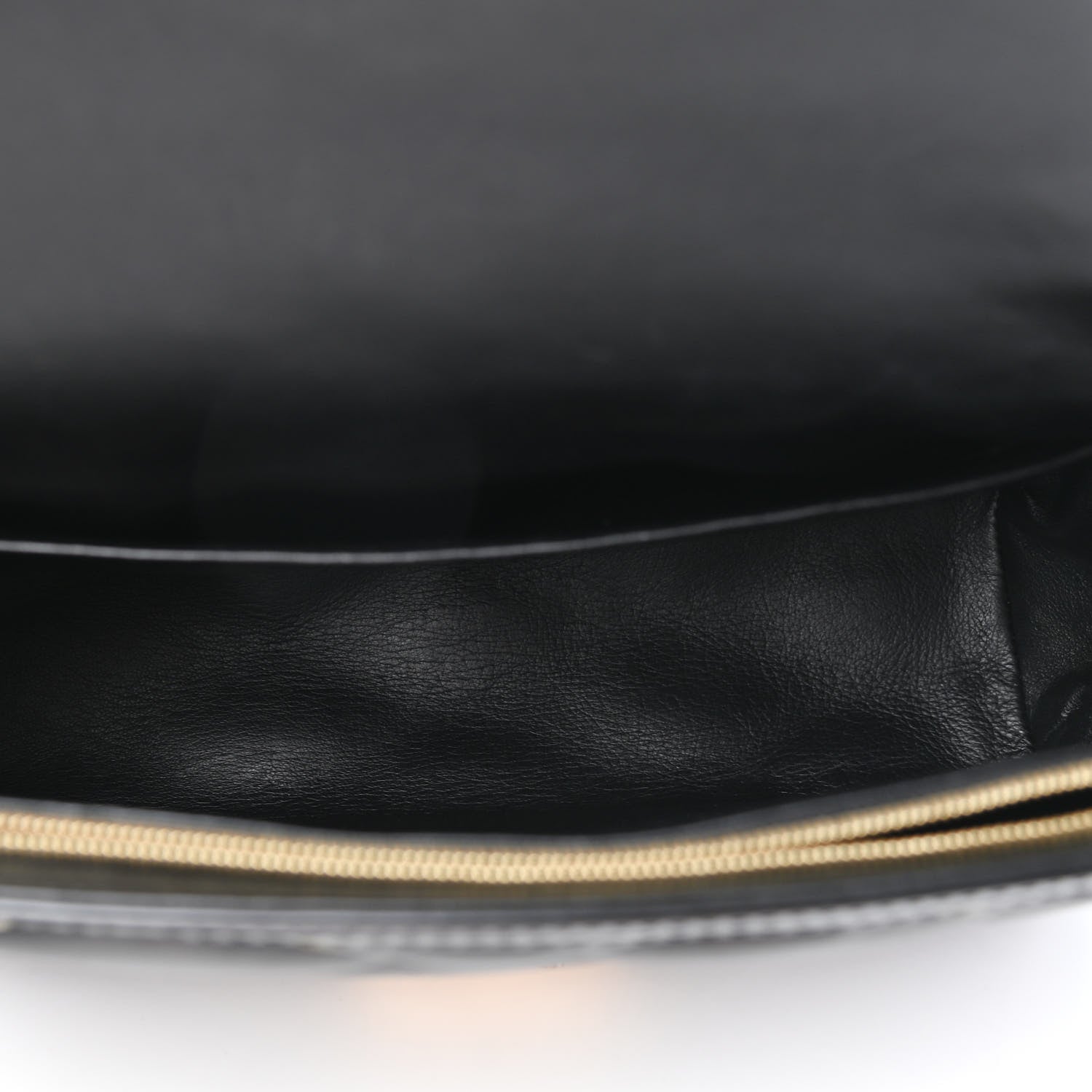 Louis Vuitton Lambskin Malletage Pochette Flap Black 5 of 9