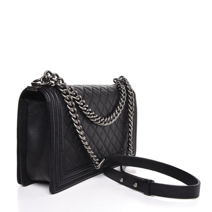 Chanel Caviar Quilted New Medium Boy Flap Black 3 of 8