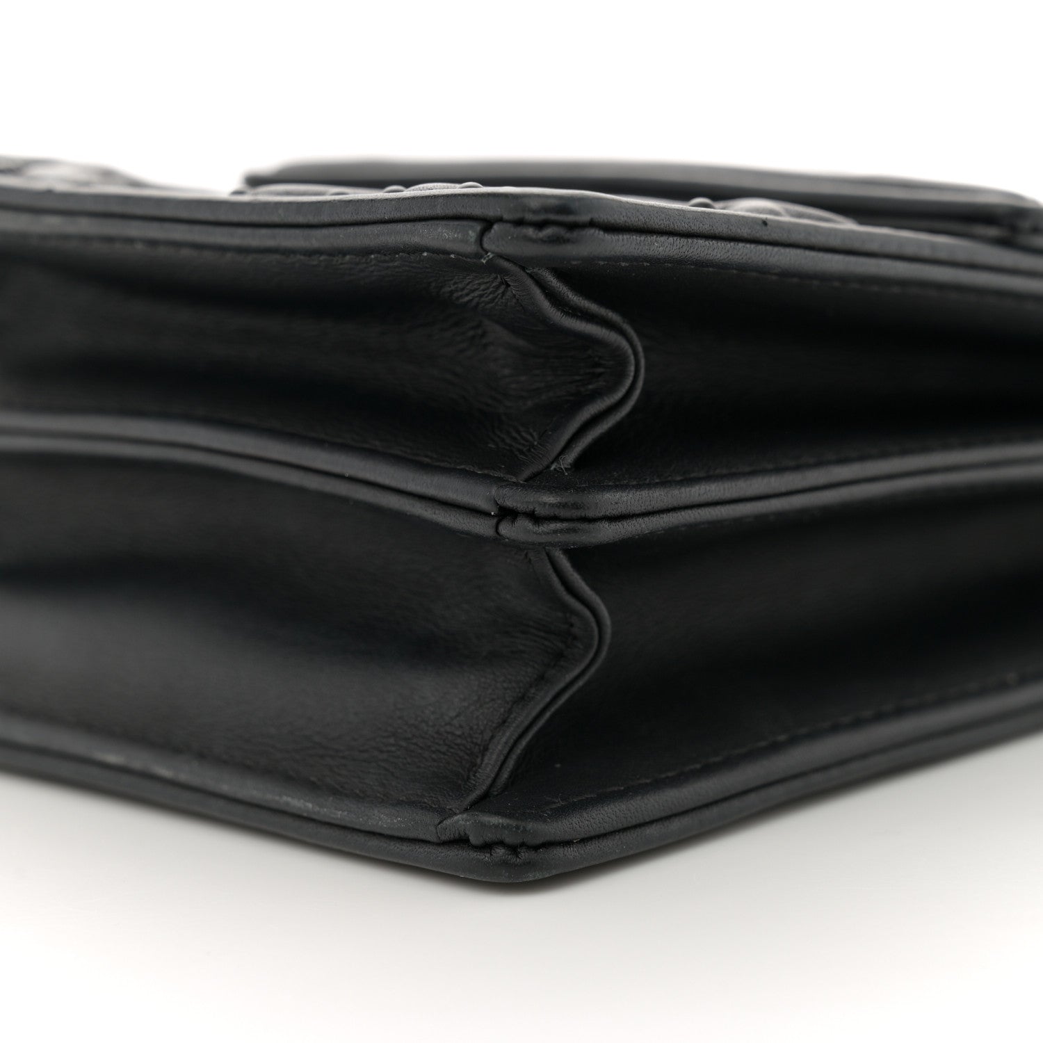 Christian Dior Ultra Matte Calfskin Studded Vertical Diorama Black 10 of 11
